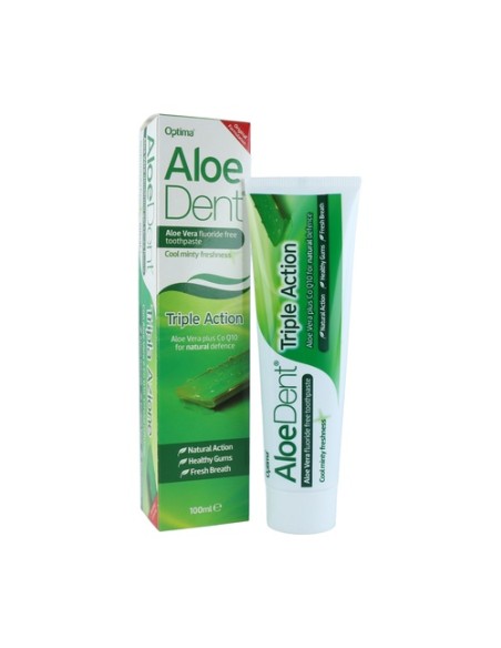 Dentífrico Aloedent triple acción 100 ml Optima