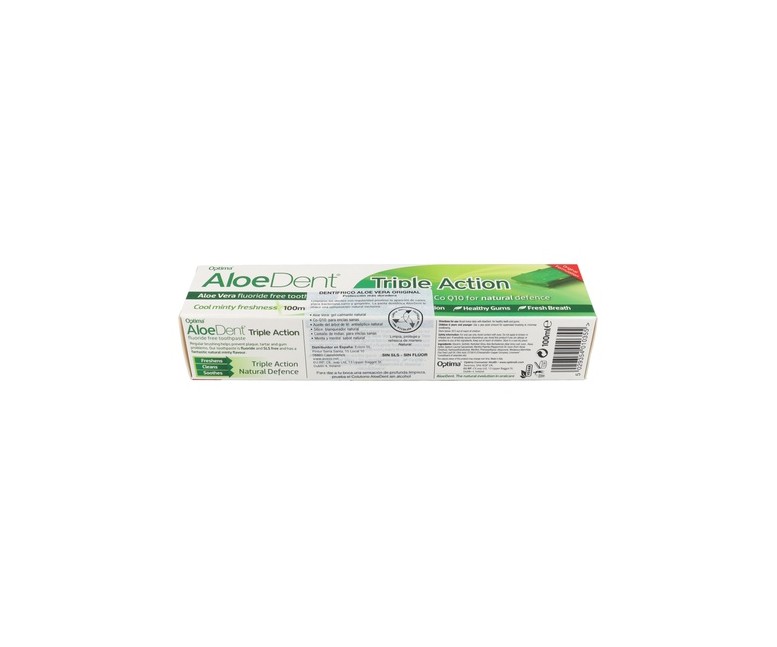Dentífrico Aloedent triple acción 100 ml Optima