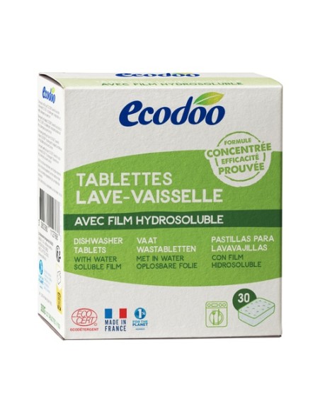 Pastillas para lavavajillas 30 unidades Ecodoo