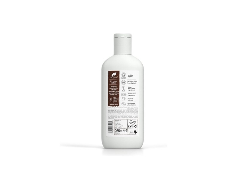Acondicionador de Aceite Virgen de Coco - Cabello grueso o rizado 265 ml de gel Dr. Organic
