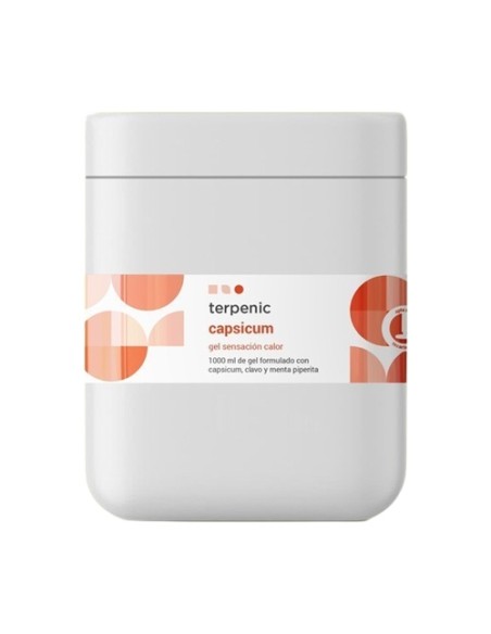 Capsicum gel calmante efecto calor 1000ml 1000 ml de gel Terpenic