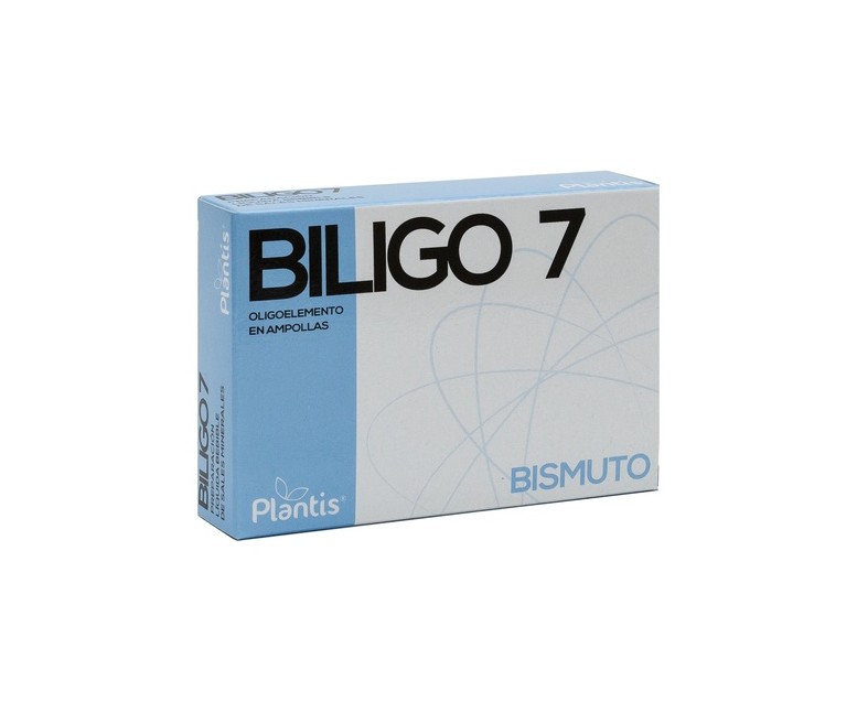 Biligo 7 (Bismuto) - Oligoelemento 20 ampollas de 2ml Plantis