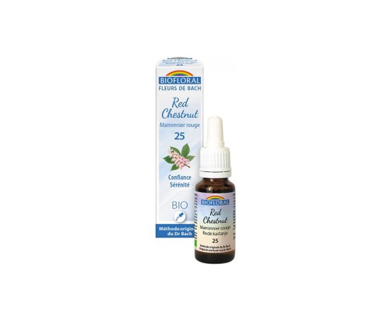 Castaño Rojo Orgánico 20 ml de elixir floral Biofloral