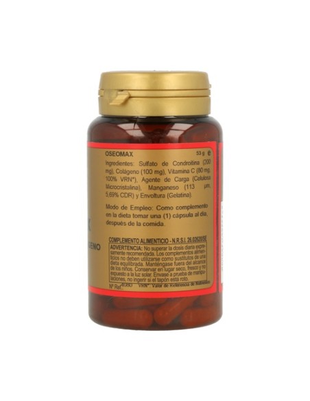 Oseomax (condroitina y colágeno) 100 cápsulas de 534mg Obire