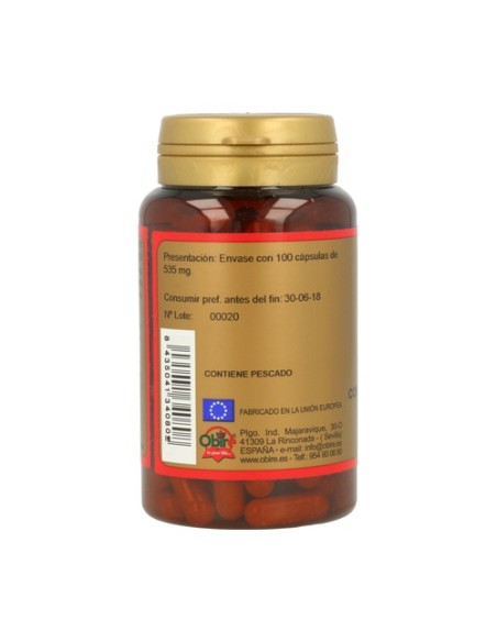 Oseomax (condroitina y colágeno) 100 cápsulas de 534mg Obire