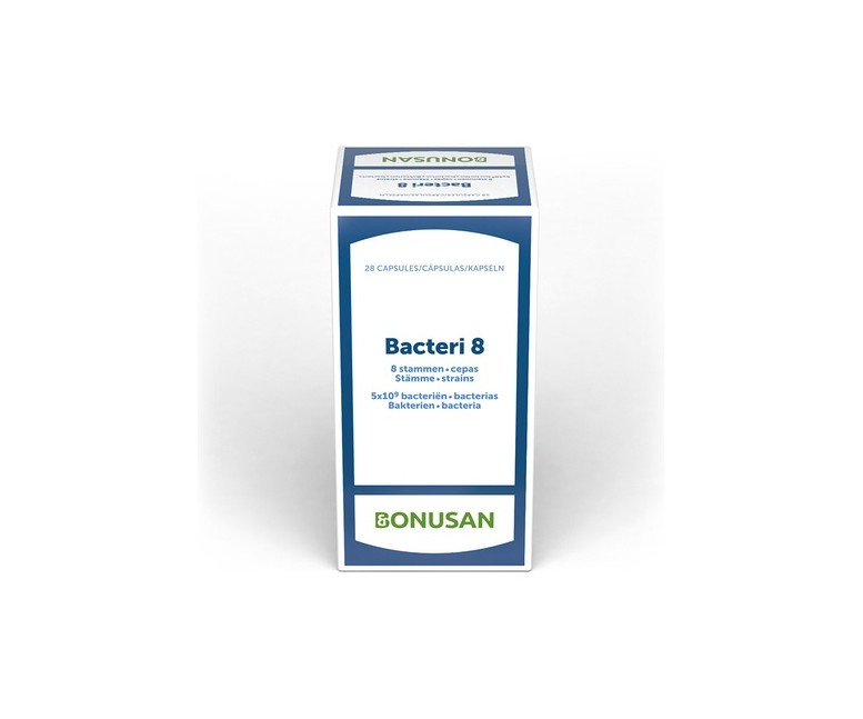 Bacteri 8 cápsulas 28 cápsulas Bonusan