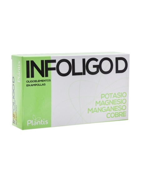 Infoligo D 20 ampollas de 5ml Plantis