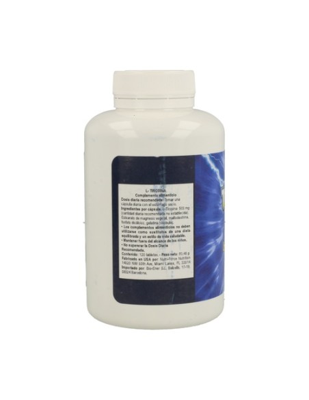 L-Tirosina 120 cápsulas de 500mg Nutri-Force