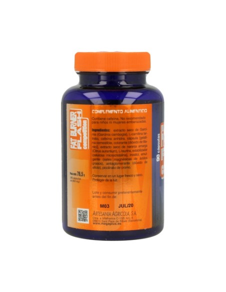 Quema Grasas Flash Competition 90 cápsulas de 850mg Mega Plus