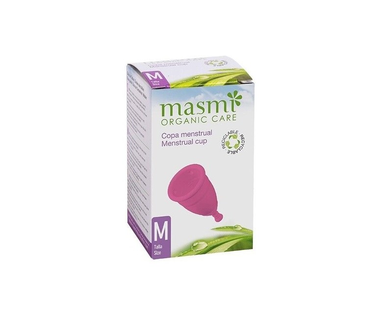 Copa Menstrual Organic Care Talla M 1 unidad Masmi Natural Cotton