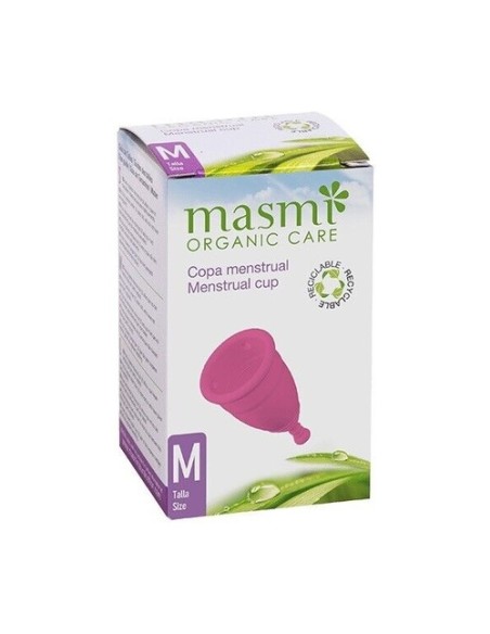 Copa Menstrual Organic Care Talla M 1 unidad Masmi Natural Cotton