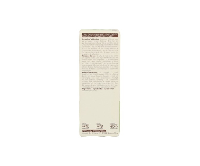 Azahar Mandarino Aceite Esencial 5 ml Pranarom
