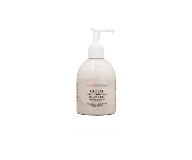 Global Uñas, Cutículas, Manos y Pies 250 ml de crema Oligoderma
