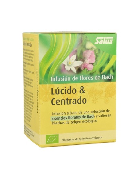Infusion Flores Bach Lúcido y Centrado 15 bolsitas infusoras Salus