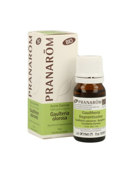 Aceite esencial de Gaulteria Olorosa 10 ml de aceite esencial Pranarom