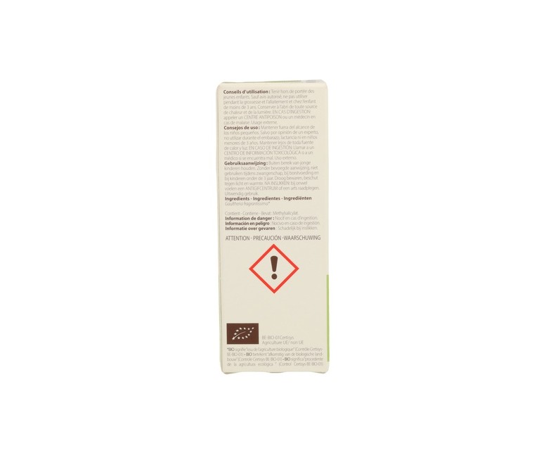 Aceite esencial de Gaulteria Olorosa 10 ml de aceite esencial Pranarom