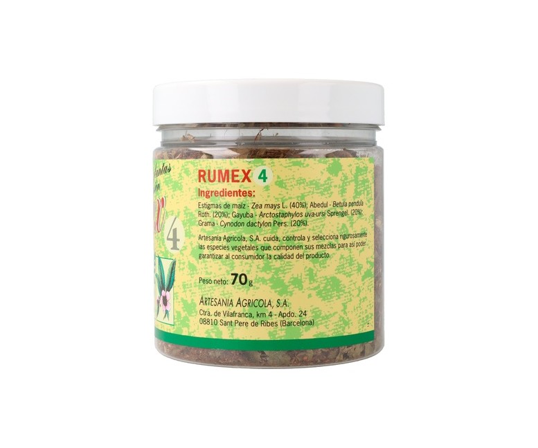 Rumex 4 (Diurético) 70 g Rumex