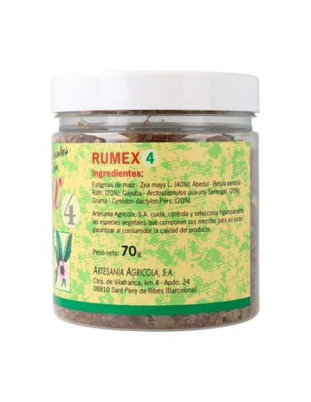 Rumex 4 (Diurético) 70 g Rumex