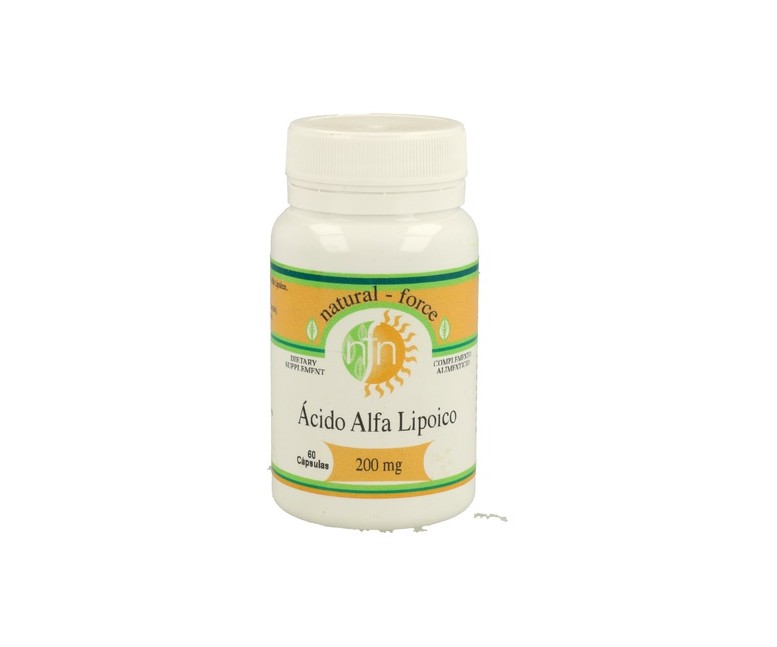 Ácido Alfa Lipoico 60 cápsulas de 200mg Nutri-Force
