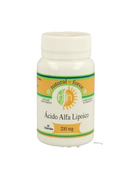 Ácido Alfa Lipoico 60 cápsulas de 200mg Nutri-Force
