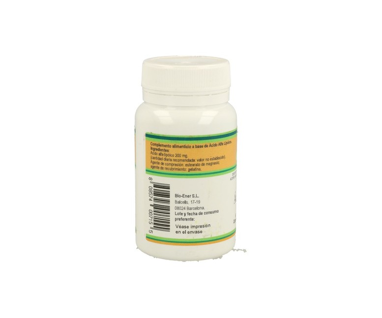 Ácido Alfa Lipoico 60 cápsulas de 200mg Nutri-Force