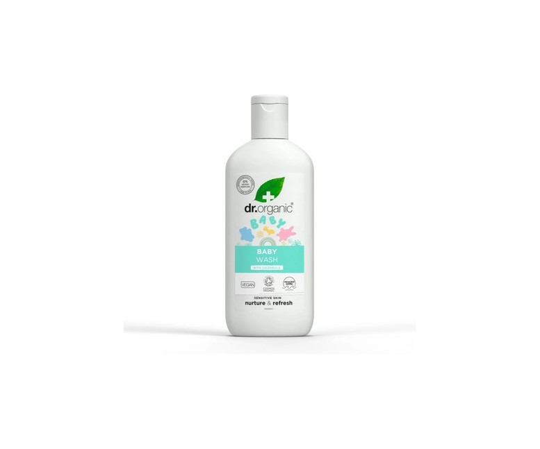 Gel de baño baby de caléndula sin fragancia 250 ml Dr. Organic