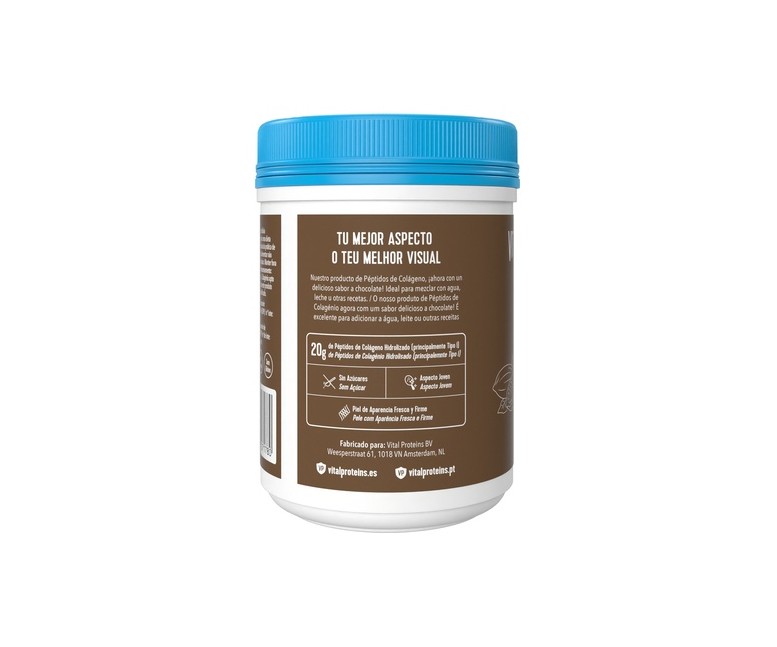 Péptidos de colágeno sabor chocolate 297 g Vital Proteins
