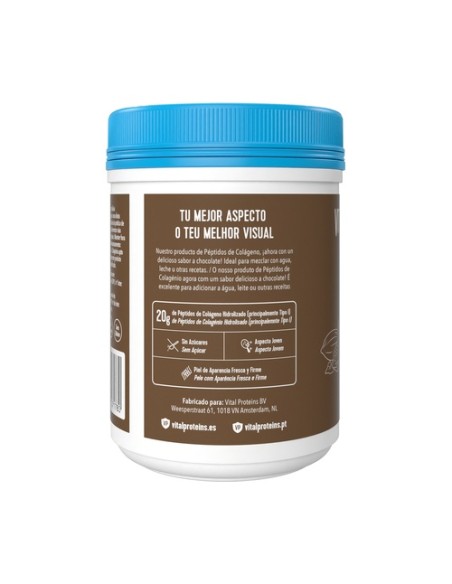 Péptidos de colágeno sabor chocolate 297 g Vital Proteins