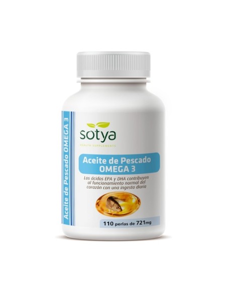 EPA Omega Aceite de Pescado 110 perlas de 700mg Sotya
