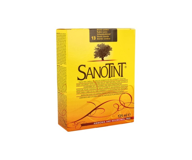 Tinte 13 Rubio Sueco 125 ml (Rubio) Sanotint