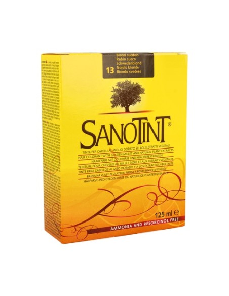 Tinte 13 Rubio Sueco 125 ml (Rubio) Sanotint