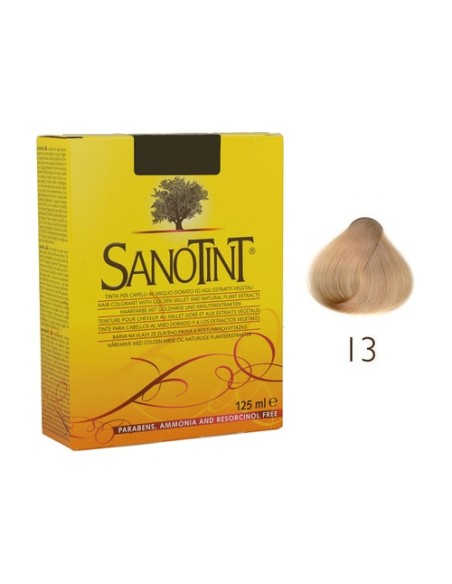 Tinte 13 Rubio Sueco 125 ml (Rubio) Sanotint