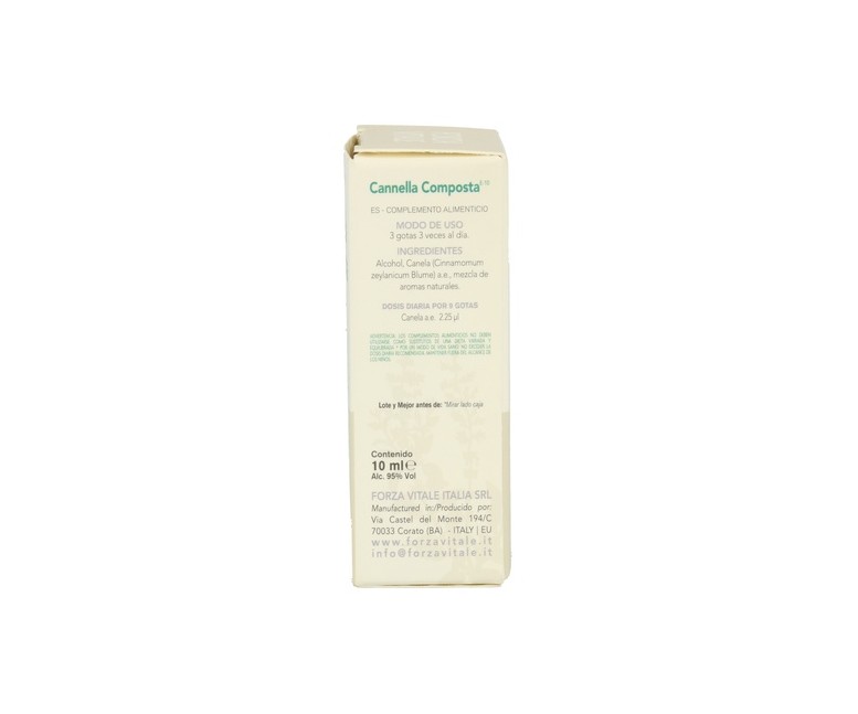 Canela Composta 10 ml Forza Vitale