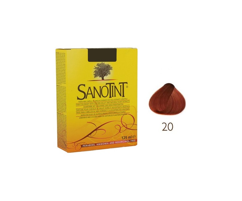 Tinte 20 Rojizo Tiziano 125 ml (Rojo) Sanotint