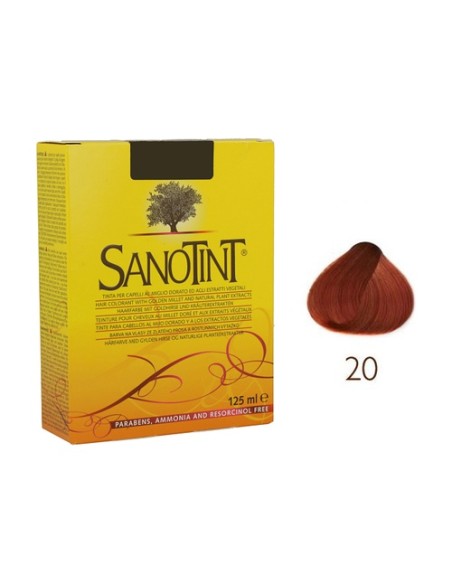Tinte 20 Rojizo Tiziano 125 ml (Rojo) Sanotint