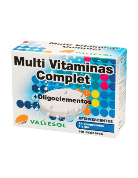 Multivitaminas Complet + Oligoelementos 24 comprimidos Vallesol
