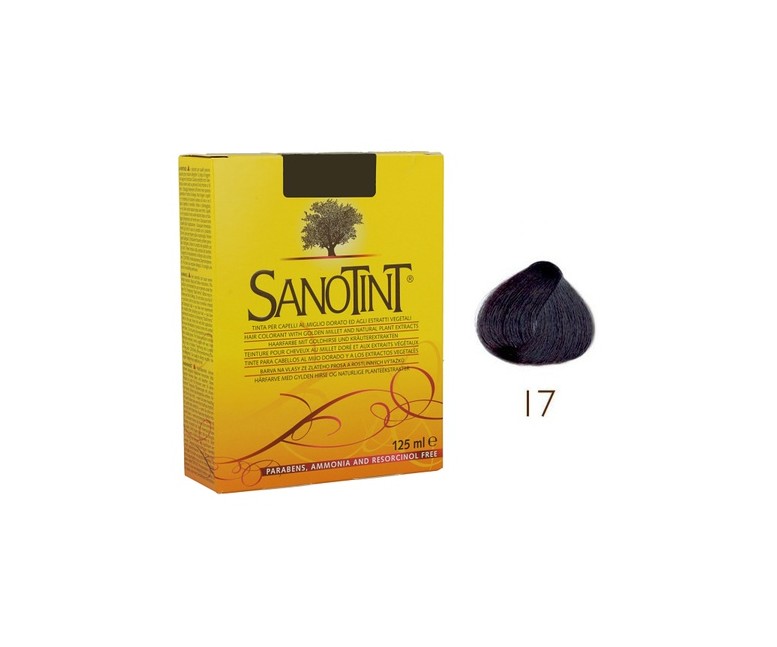 Tinte 17 Negro Azul 125 ml (Negro) Sanotint