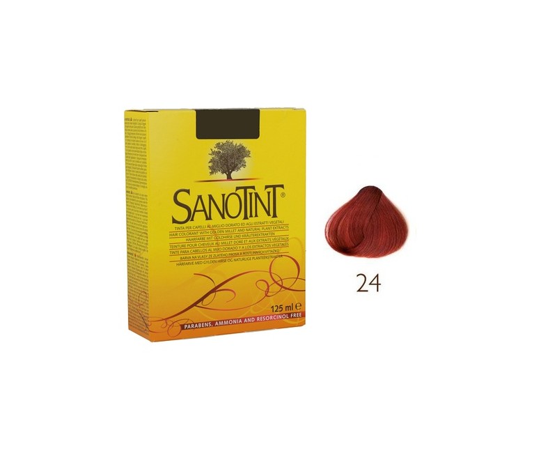 Tinte 24 Cereza 125 ml (Rojo) Sanotint