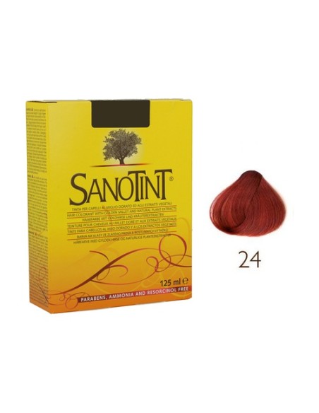 Tinte 24 Cereza 125 ml (Rojo) Sanotint