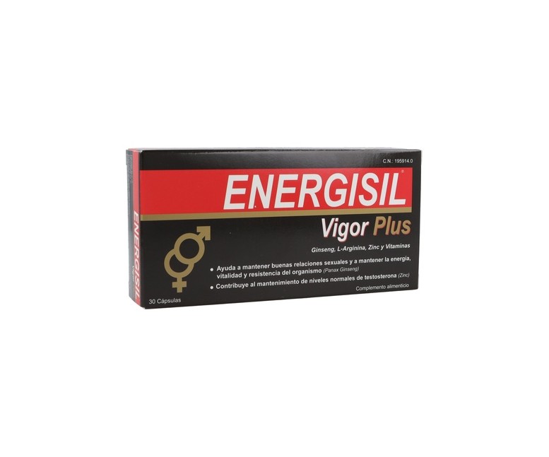 Energisil Vigor Plus 30 cápsulas Pharma Otc
