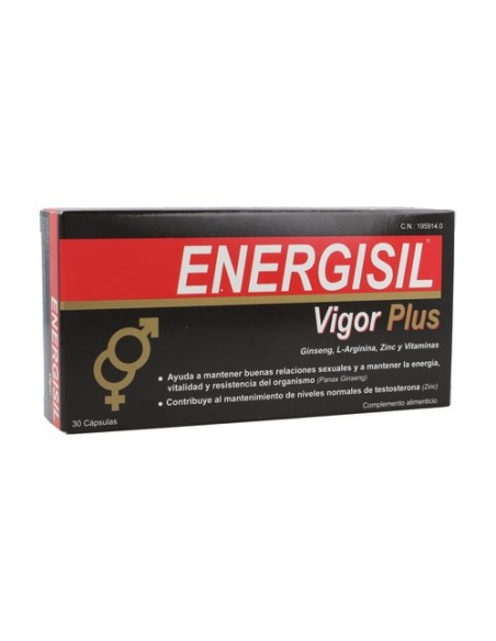 Energisil Vigor Plus 30 cápsulas Pharma Otc