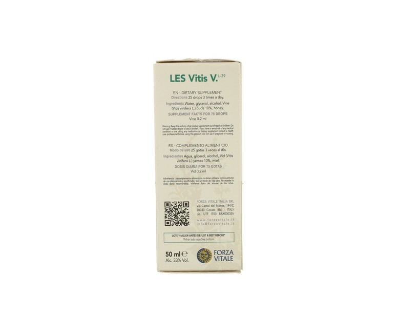 LES Vitis Vinifera 50 ml Forza Vitale