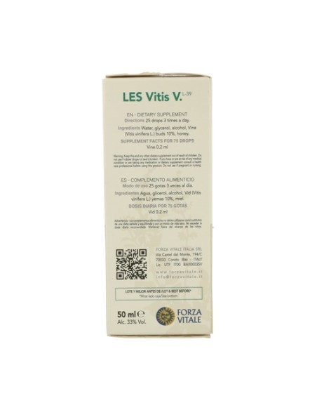 LES Vitis Vinifera 50 ml Forza Vitale