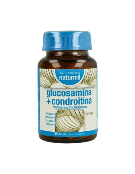 Glucosamina + Condroitina 45 cápsulas (500mg) Naturmil