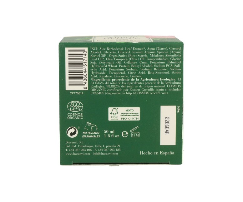 Crema Facial Árbol del Té Bio 50 ml Drasanvi