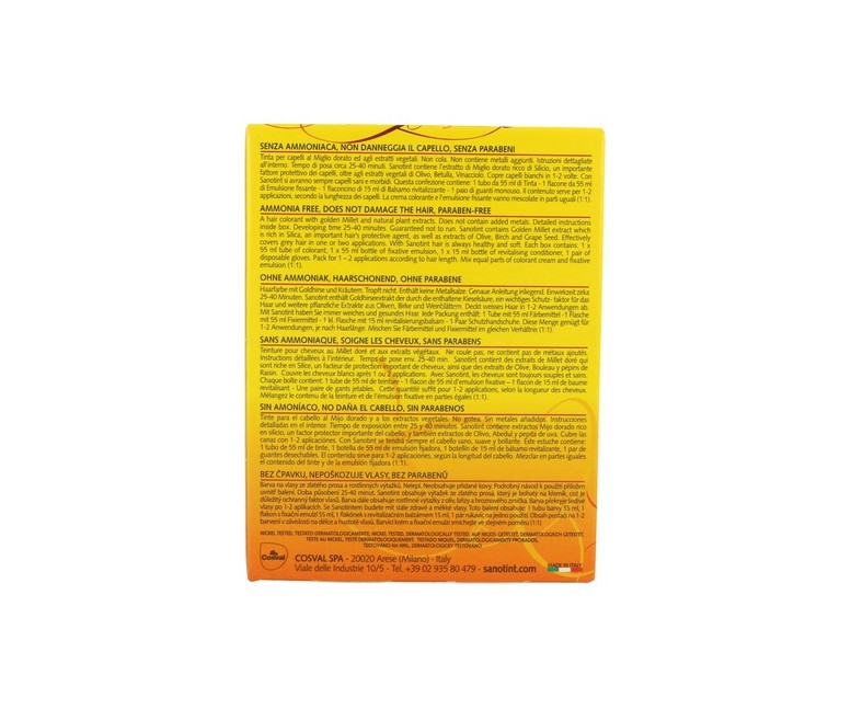 Tinte 29 Rubio Oscuro Cobrizo 125 ml (Rojo) Sanotint