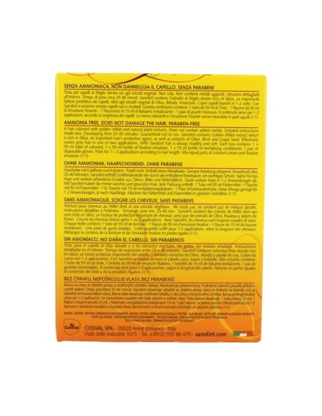Tinte 29 Rubio Oscuro Cobrizo 125 ml (Rojo) Sanotint
