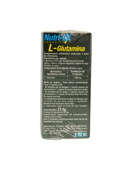 L-Glutamina 30 cápsulas Nutri-Dx