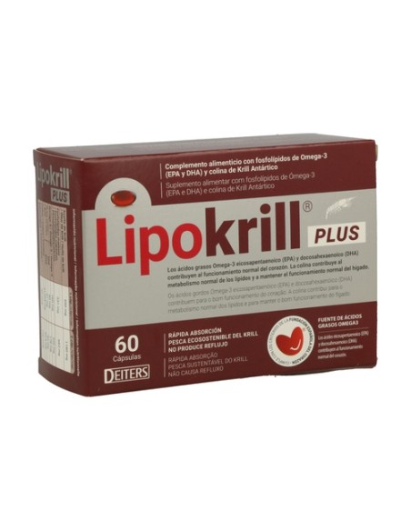 Lipokrill Plus 60 cápsulas Deiters