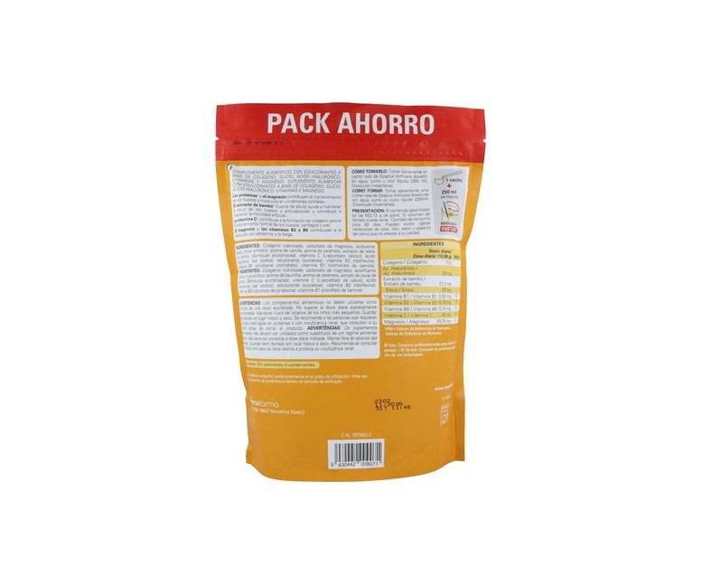 Epaplus Arthicare Vainilla Doypack 60 Días 688 g de polvo Epaplus - Peróxidos Farmacéuticos